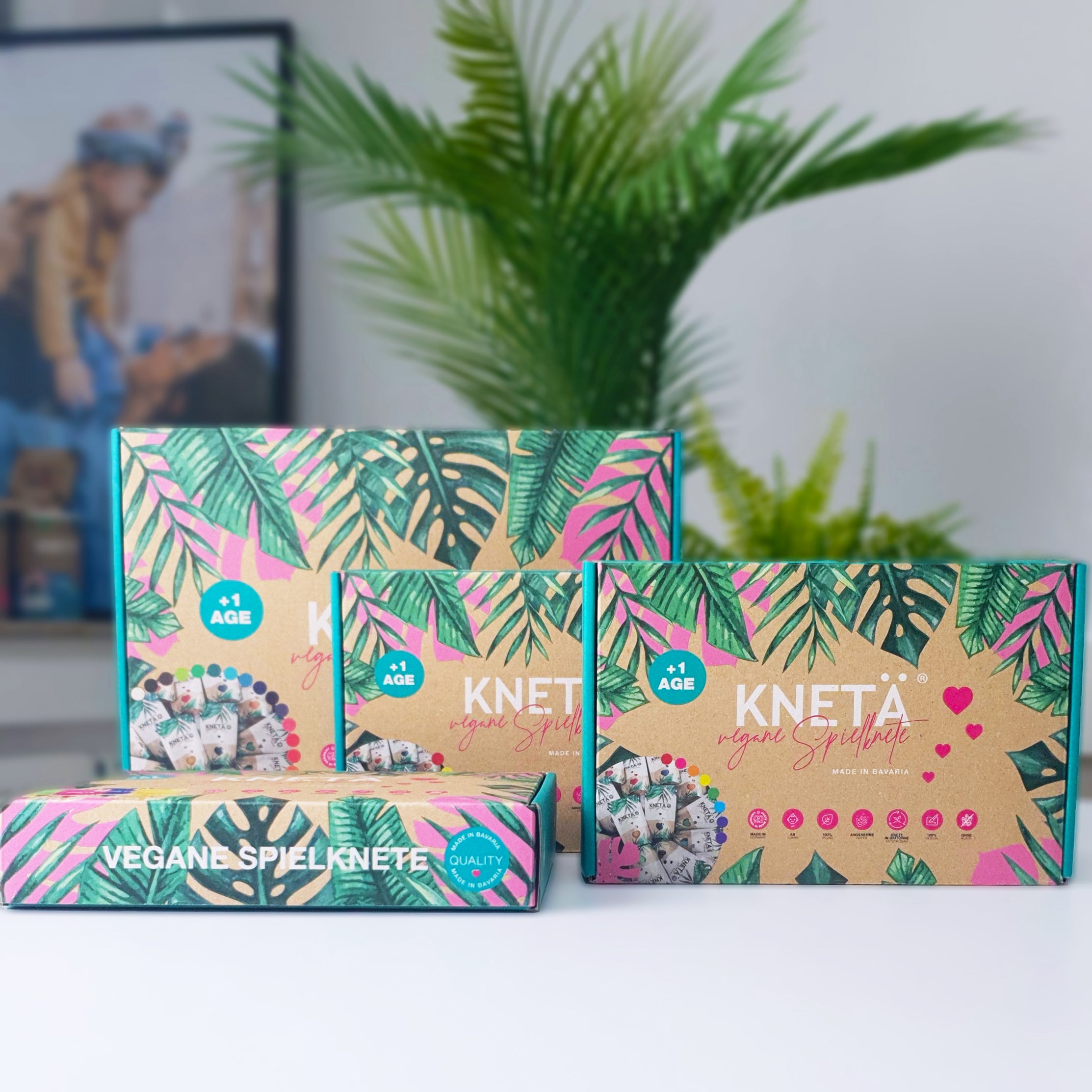 KNETÄ - 18er BAG-SET 18×50 g – bunte Knetwelt für kreatives Spielen