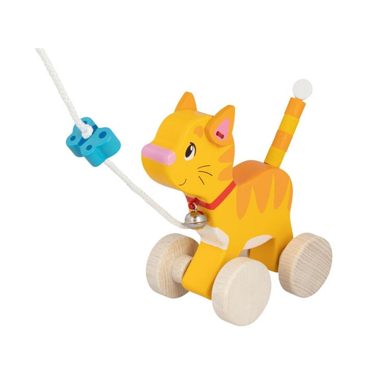 Zieh-Katze aus Holz – treuer Spielgefährte ab dem ersten Schritt