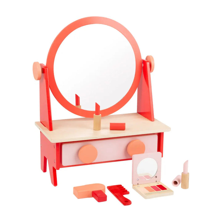 Schminktisch Pink/  Rot